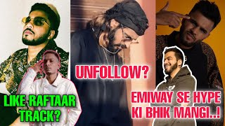 BR Artist Liked Raftaar Track!Emiway Unfollow?DHH Album News On Monday?Rob C Diss Track For Karma?