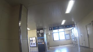 車いす道中記 JR西日本鳳駅乗り換え JR阪和線熊取駅行区間快速(2345H)→羽衣線東羽衣駅行普通列車(873H) 大阪府堺市編