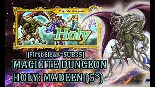 [FFRK] Magicite 5* | Holy - Madeen (First Clear - sub35) #1184