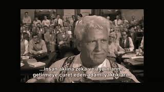 çünkü fanatizm ve cahillik daima açtır / film tavsiyesi / inherit the wind / maymun davası