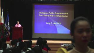 Jaime Laya Lecture PNU