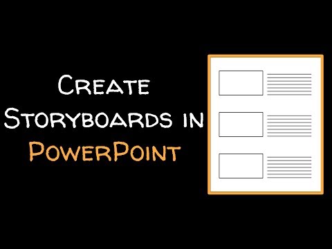 Create a storyboard template in PowerPoint Create a storyboard template in PowerPoint