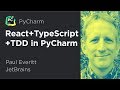 React + TypeScript + TDD in PyCharm