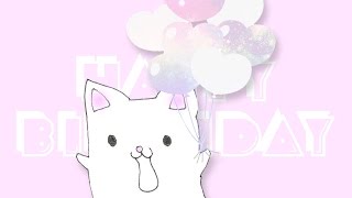 Happy Birthday eCard Video★Cute Cat Saying Birthday Wishes