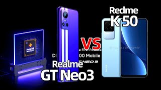 “焊门员”K50被射门了！Realme GT Neo3成功让米粉们开始纠结！同样搭载神U天玑8100，定价差不多，定位差很多，到底怎么选？【Technic Tiger】