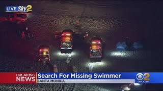 Authorities Searching For Missing Swimmer In Santa Monica