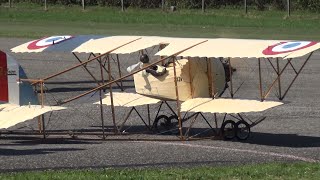 R/C Oldtimer Caudron G.3 7Cylinder Seidel engine flown by Steven.L Hausen 2015