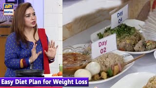 Easy diet plan for weight loss