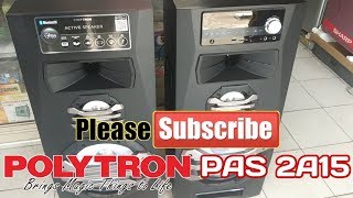 UNBOXING POLYTRON PAS 2A15 SPEAKER AKTIF