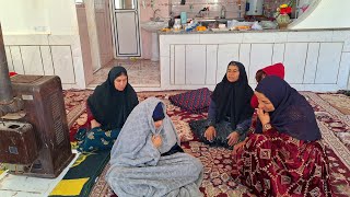 The nomadic life of Mrs. Dal and mother of Ali Chuvil went to visit their sick grandmother