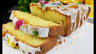 LEMON LOAF CAKE | Iced Lemon Loaf Cake Recipe | Bake With Me