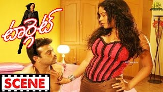 Target Full Movie Scene-Mumaith Khan & Riyaz Khan Romantic Scene-Siva Balaji