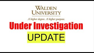 Walden University Under Investigation by DOE, DOJ, Dept of Veterans Update