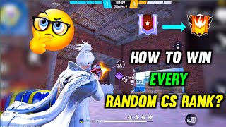 How to Win Every CS Rank in Free Fire | CS Rank Tips and Tricks | Best Character Skill for cs rank