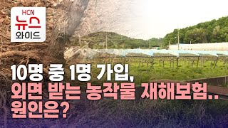 10명 중 1명 가입, 외면 받는 농작물 재해보험.. 원인은?/HCN새로넷방송