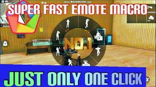 Ultra Fast Emote Macro Free Fire. #MemuEmulator #Macro #Script