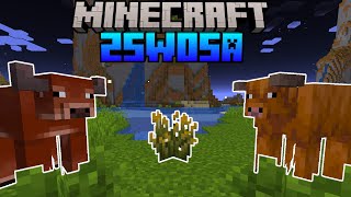 Вышел новый minecraft! Светлячки! Новые коровы! Обзор на снапшот 25W05A