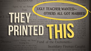 The Most Absurd Newspaper Headlines (1901–1926)