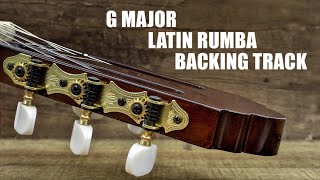 Latin Spanish Rumba Classical Guitar Backing Track G Major