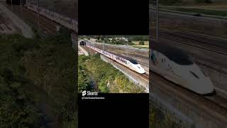 Speed Demon Unleashed: Bullet Train Roars from the Tunnel! 🌪️🚄 #train #trainspeed #railway