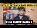 How to Become A DATA ANALYST | FREE CERTIFICATES | TAMIL | IT JOBS | MNC JOBS