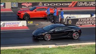 Lamborghini Huracan Vs Chevrolet Camaros SS