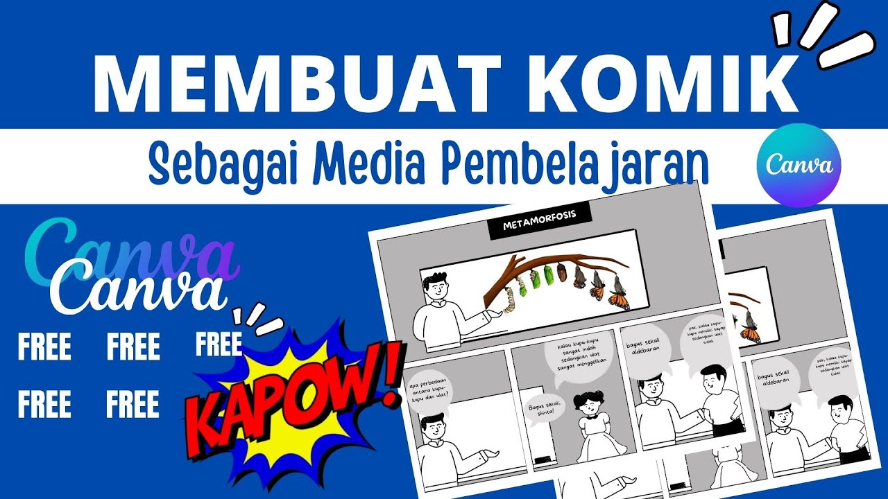 MEMBUAT KOMIK UNTUK MEDIA PEMBELAJARAN - YouTube