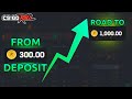 ⚡️ Road to 1000 coins from a 300 coin deposit on CSGORoll...