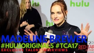 Madeline Brewer interviewed at Hulu Original Series Winter TCA Talent Event #TCA17