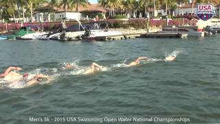 2015 Men's 5k USA Swimming National Open Water Championships   Full Race