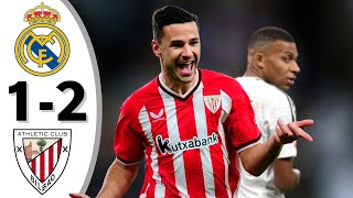 Real Madrid vs Athletic Bilbao 1-2,  All Goals & Highlight - 2024