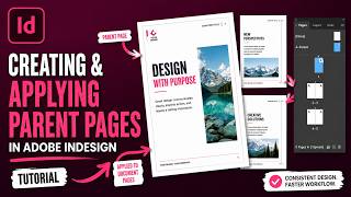 Creating and Applying Master Pages / Parent Pages in InDesign Tutorial