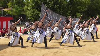 こいや祭り 2017 岡山うらじゃ連 蓮雫(れんげ) やぐら会場