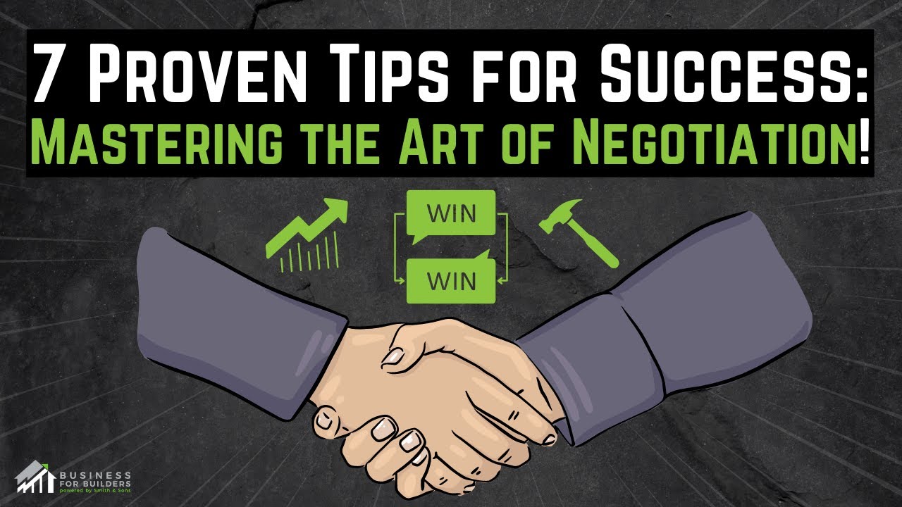 7 Proven Tips For Success: Mastering The Art Of Negotiation! (Ep 137 ...