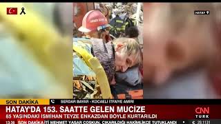 Hatay'da 152. Saatte Gelen Mucize