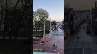 It was a slippery morning 🥶🚲 #bicycle #fall #shorts #viralvideo #netherlands