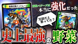 新規ワイルド・ベジーズ「剛勇幻風ナッツムーン」がワイルド・ベジーズの強化だと本気で信じた男による、本気の最強「ワイルド・ベジーズ」デッキをご紹介！！【デュエマ】