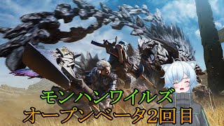 モンハンワイルズ オープンベータ | 人が来たら参加型したり、アルシュベルド狩ったり