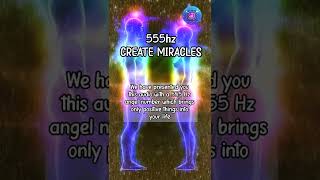 Create Miracles - 555 Hz Golden Energy of Abundance Music #shorts