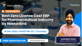 Zero License Cost ERP for the Pharmaceutical Industry | Webinar