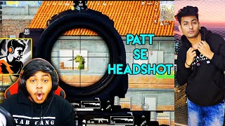 Reacting to DYNAMO Gaming PATT se Headshot Sniping BEST moments in PUBG Mobile