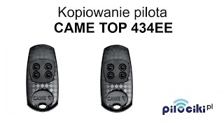 Kopiowanie pilota Came TOP 434EE