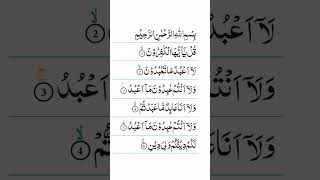 Surah Al-Kafirun (سورة الكافرون) | Beautiful Quran Recitation | Sheikh Abdur Rahman As Sudais