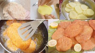 crespy New potato snacks recipe (رمضان المبارک سپیشل صرف ایک آ لو سے بنائے ڈھیر سارے سنیکس  🥔