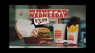 Burger King Whopper Wednesday ad – Never Tasted Better (2026) 🍔👑
