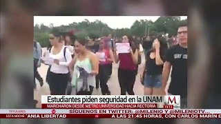 Estudiantes piden seguridad en la UNAM