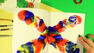 Butterfly Painting | Very Hungry Caterpillar Activities for Kids