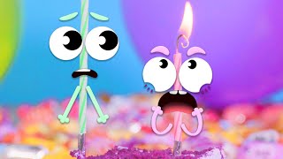 Happy Birthday~ :) lol Secret Life Of Stuff Doodles Animation | Cute Food Talking Things