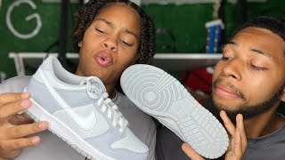 NIKE DUNK LOW TWO TONED GREY | SNEAKER REVIEW + HIGHLIGHTS ❗️