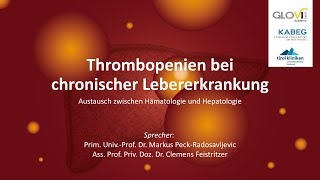 Thrombopenien bei chronischer Lebererkrankung